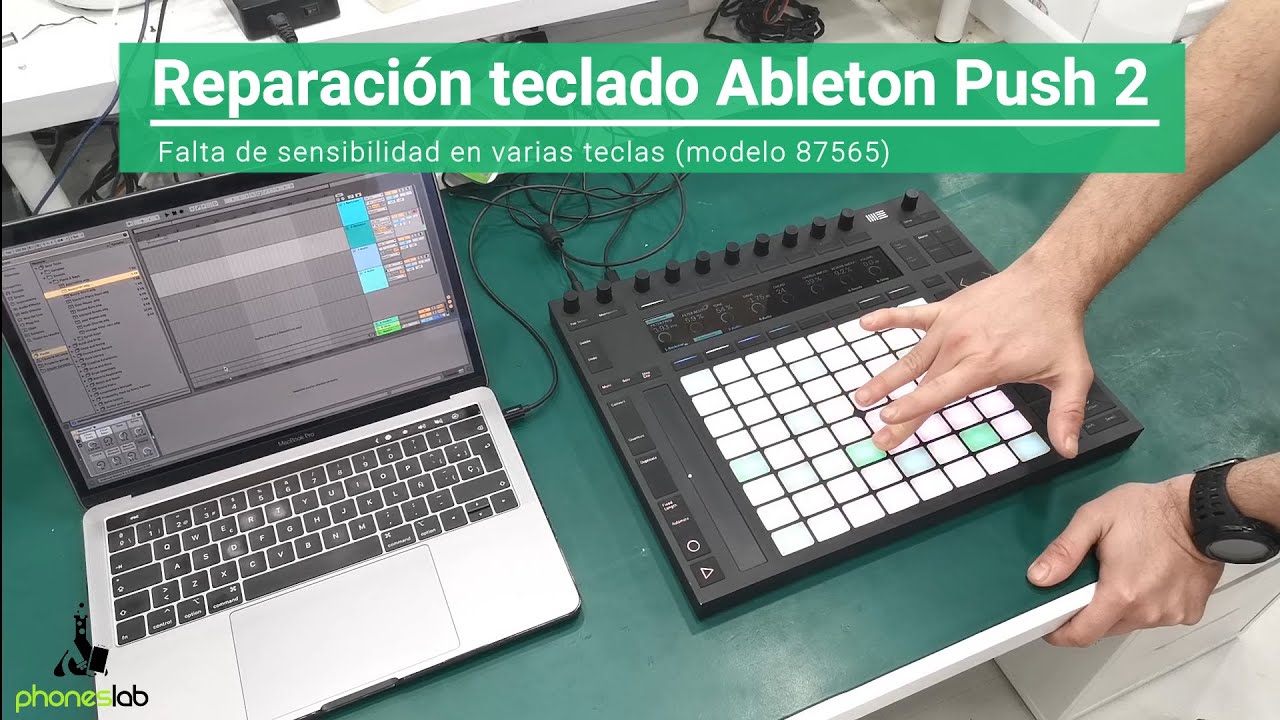 Reparación teclado pad Ableton Push 2