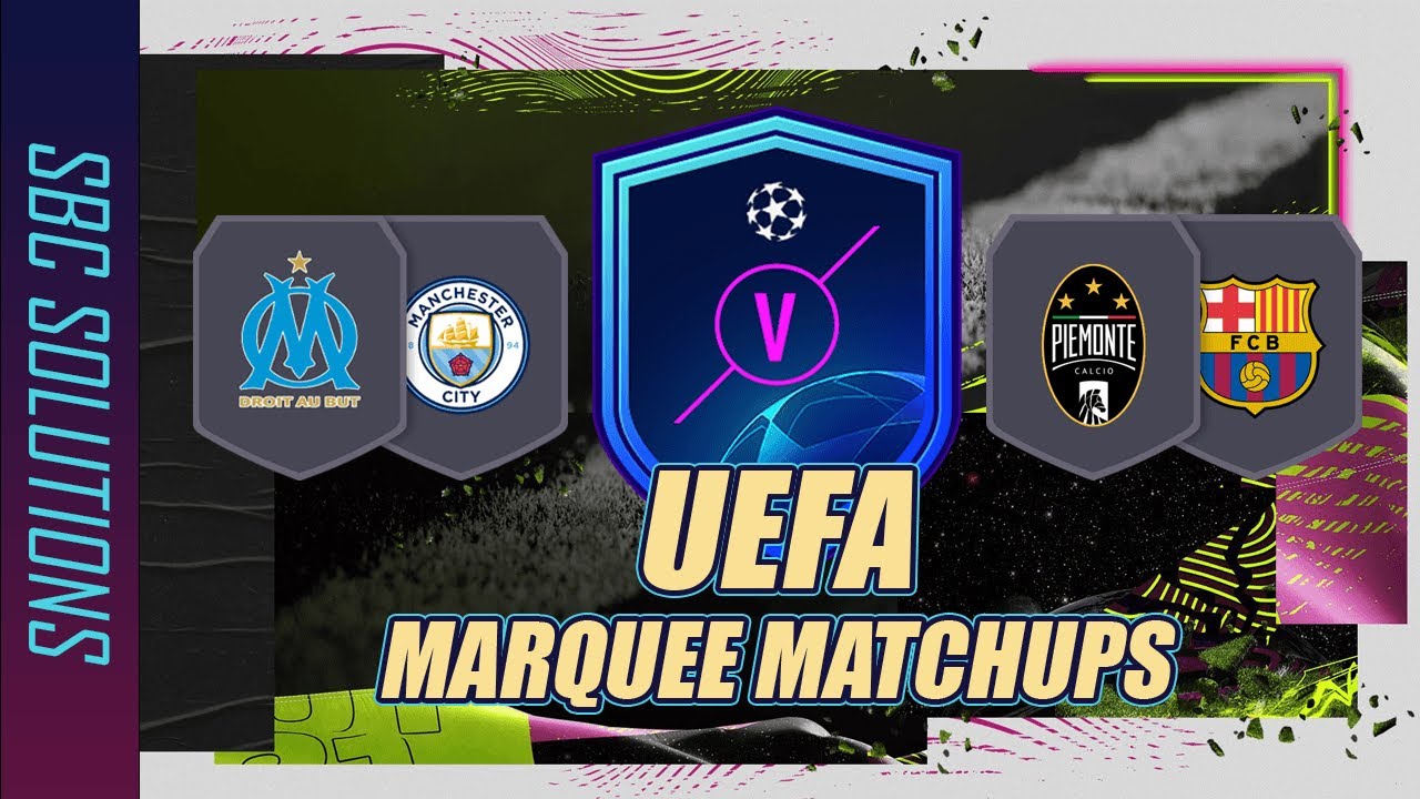 UEFA MARQUEE MATCHUPS SBC (CHEAPEST SOLUTION) - FIFA 21 ULTIMATE TEAM