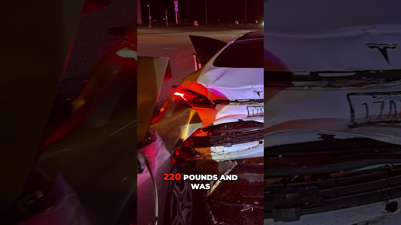 Необычная авария с участием автомобиля водителя из Флориды: отказали тормоза.