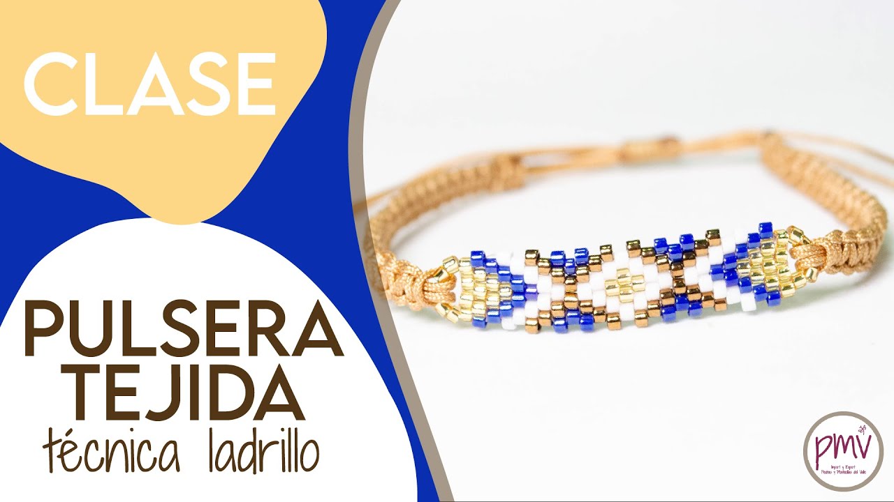 ¡FÁCIL DE HACER!✔️ Pulsera técnica ladrillo 🤩