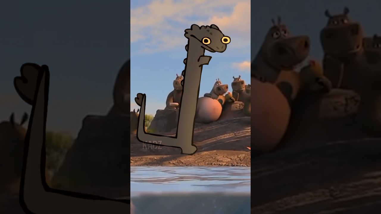 Toothless dancing at various famous locations