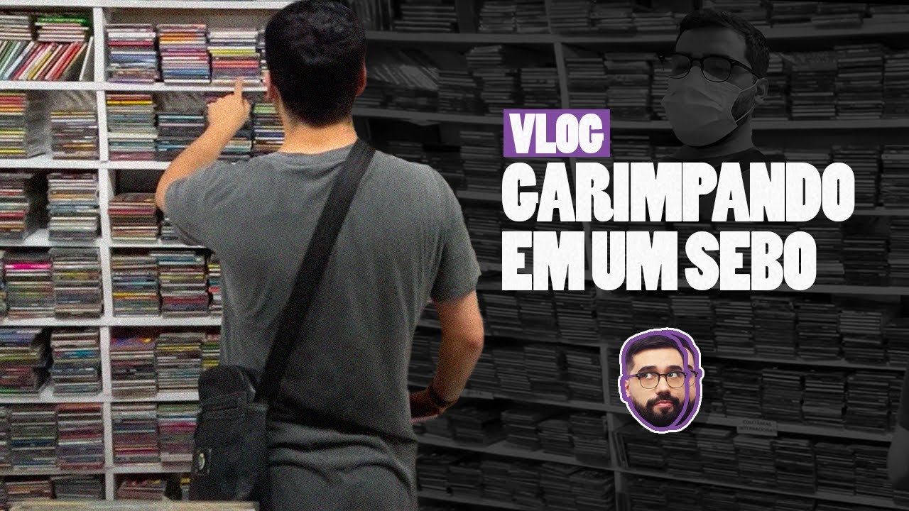 VLOG: GARIMPANDO CDs EM SEBO DE FLORIPA - sebos império, valores & mais!