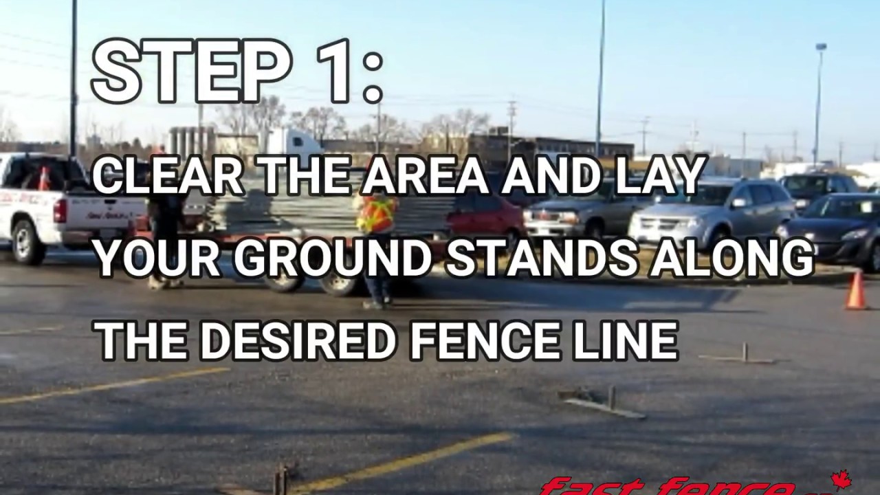 Installing Your Temporary Fence Panels