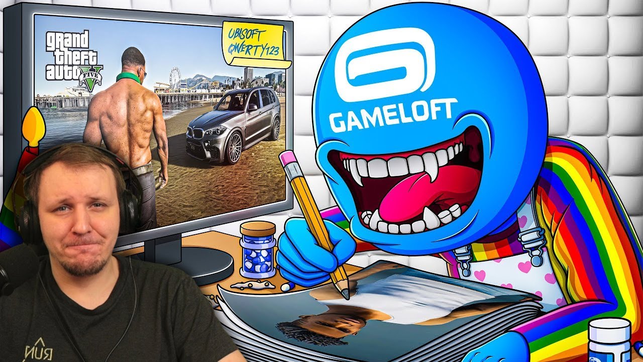 МОБИЛЬНОЕ ДНО GAMELOFT | Реакция на Каргаса