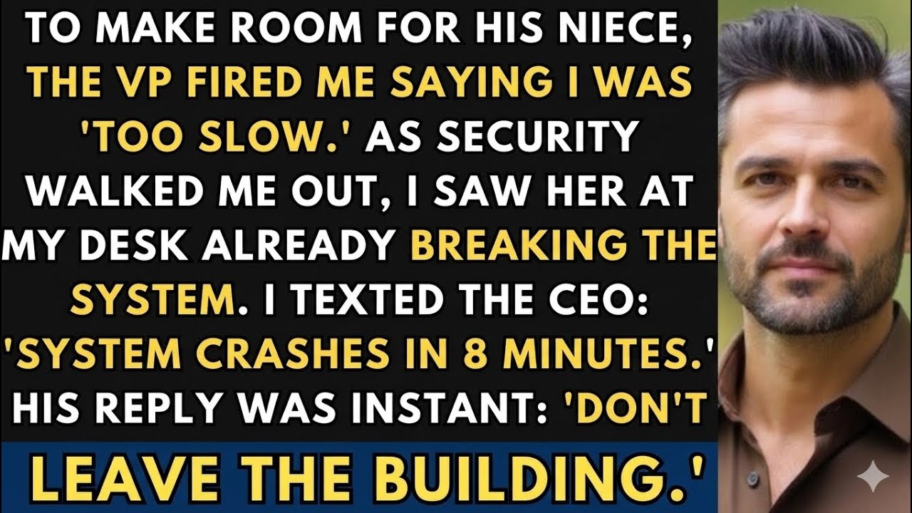 Fired for Being 'Too Slow', I Watched the VP's Niece Destroy Everything | Corporate Revenge.