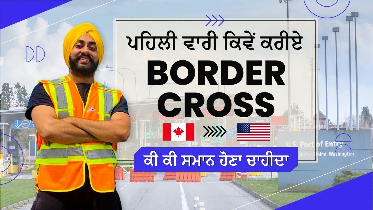 HOW TO CROSS USA BORDER FIRST TIME || QUESTION ANSWER WITH OFFICER || TIPS FOR NEW DRIVERS 🇨🇦🇺🇸