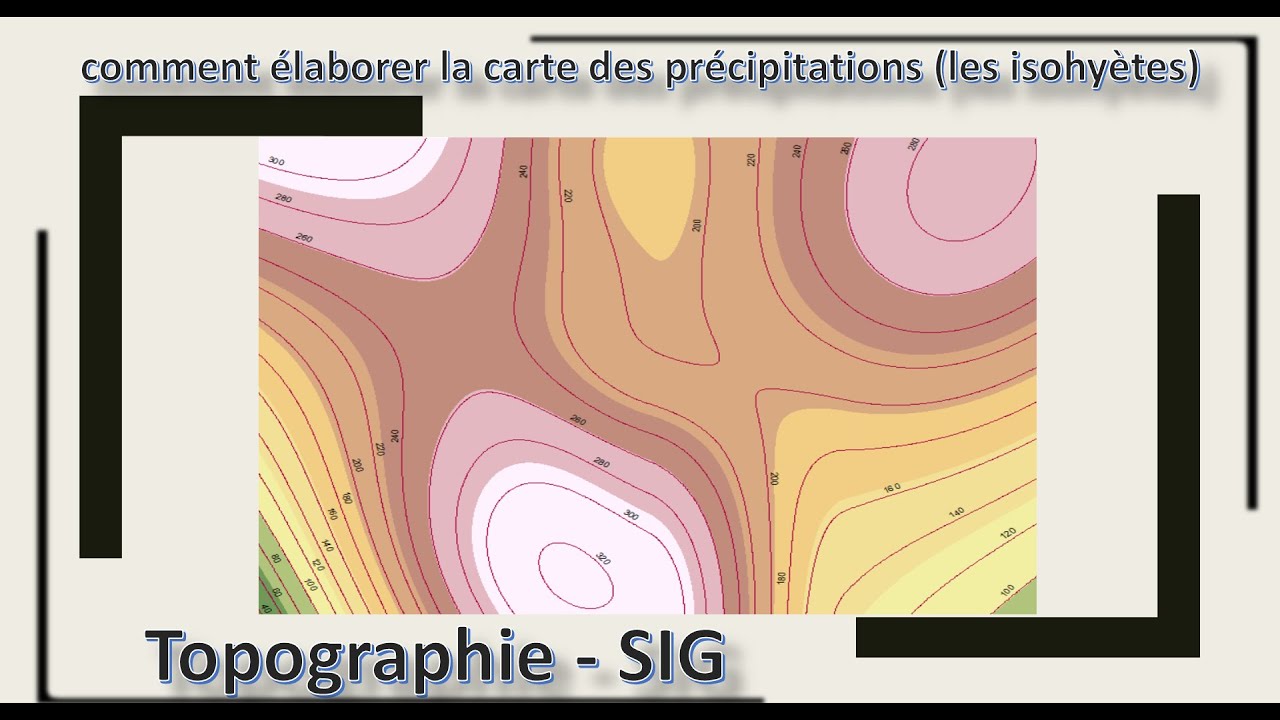 comment élaborer la carte des précipitations (les isohyètes)  #42#
