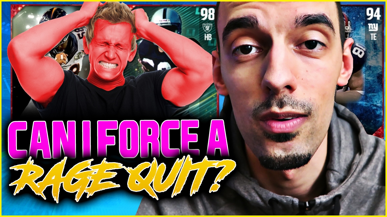 CAN I FORCE A RAGE QUIT?! MADDEN 17 DRAFT CHAMPIONS GAMEPLAY
