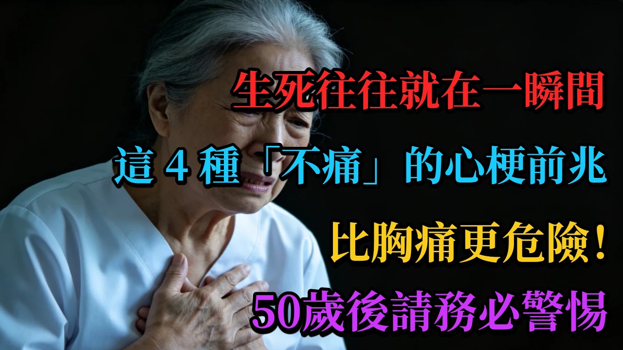 很多人走得太冤枉！心臟在喊救命，你卻以為是「胃痛」？老醫師的救命忠告。