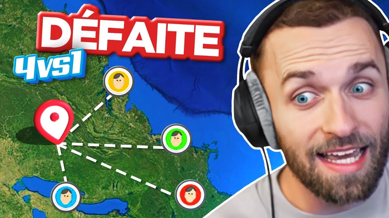 4 NULLOS CONTRE 1 MAÎTRE (GeoGuessr)