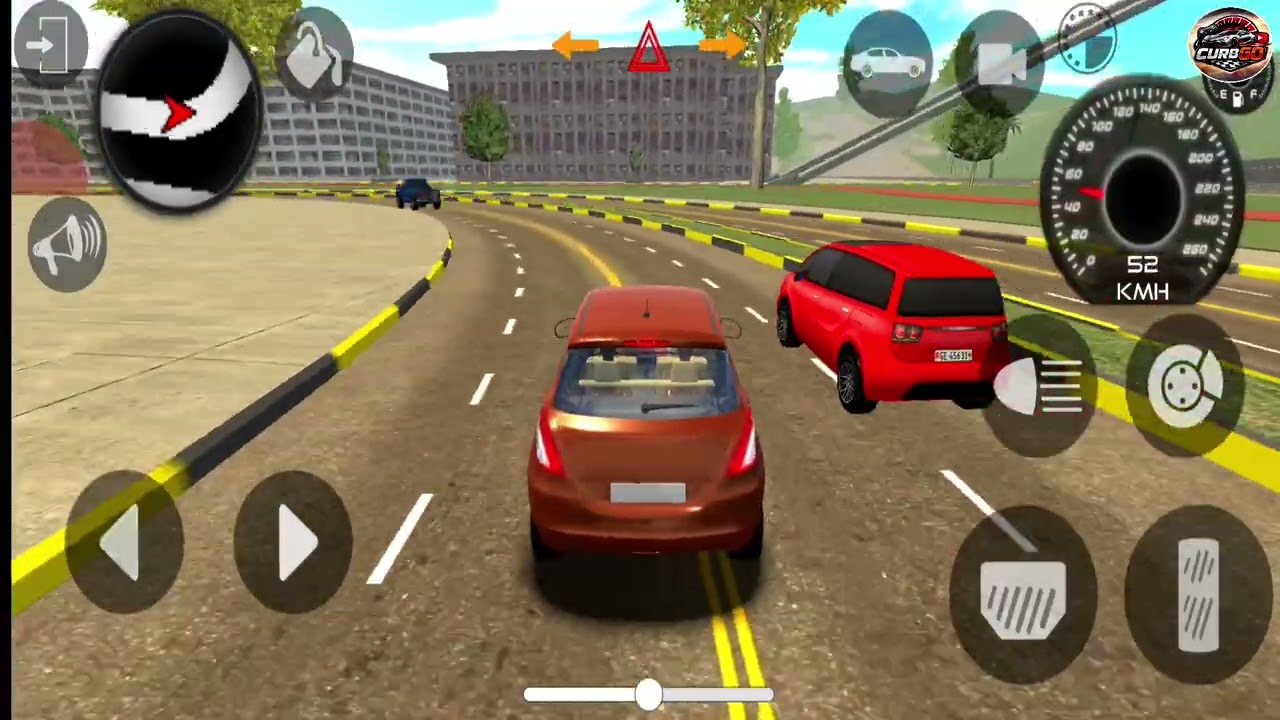 हाई स्पीड कार रेसिंग 🚗💨 | मज़ेदार गेमप्लेExtreme Car Drift 🔥 | Police Chase | Car Gaming | curbgo