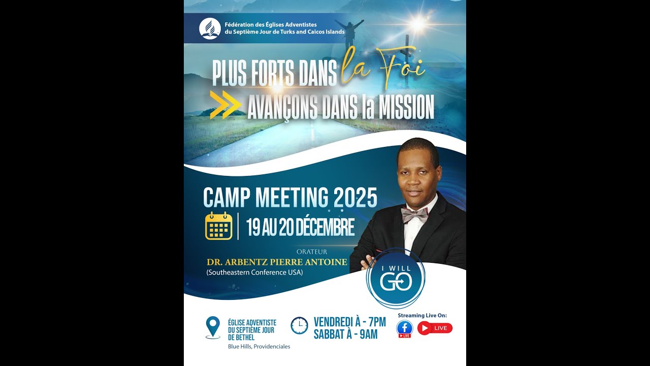 TCICSDA | Camp Meeting 2025 (French) | Sabbath Service | December 20, 2025