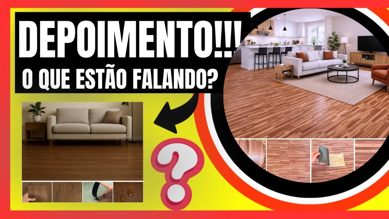 ❤️😍 Piso Vinílico Autocolante Régua Adesiva Madeira 1,25m Review Completo 2026 ✅