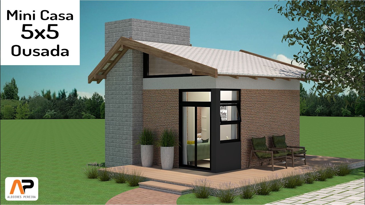 Todo mundo ficou impressionado com essa mini casa de 5x5 metros