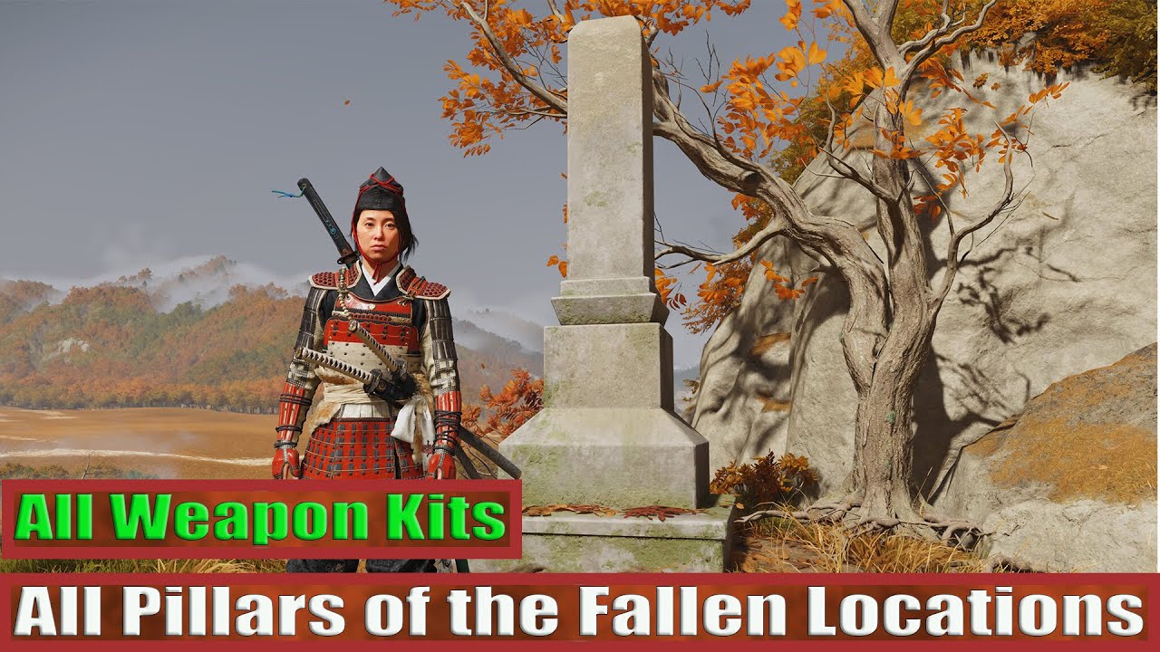 Ghost of Yotei: All Pillars of the Fallen Locations (All Weapon Kits)
