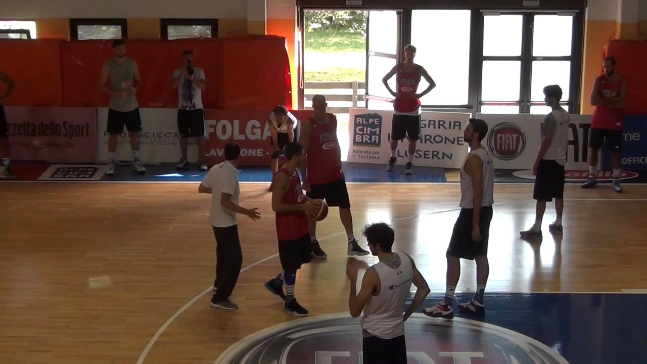 Simone Pianigiani - Difesa su Pick and Roll - Road to Eurobasket 2015 - Italbasket