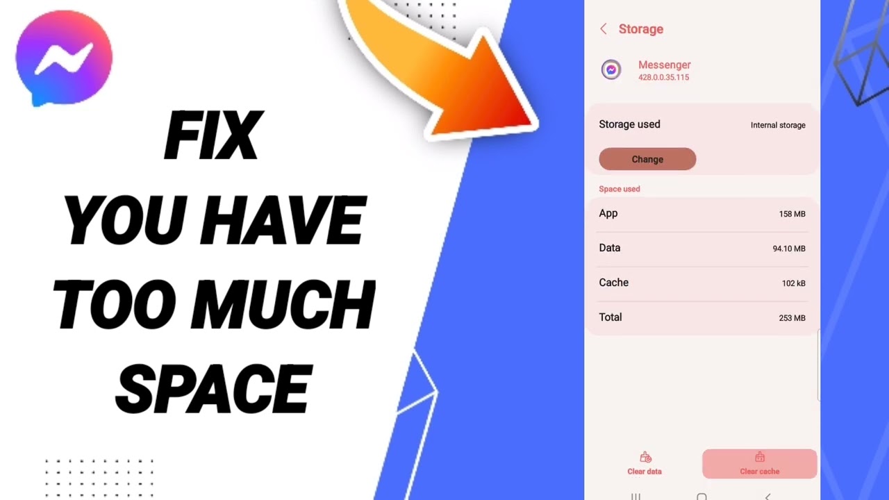 How To Fix You Have Too Much Space On Messenger App