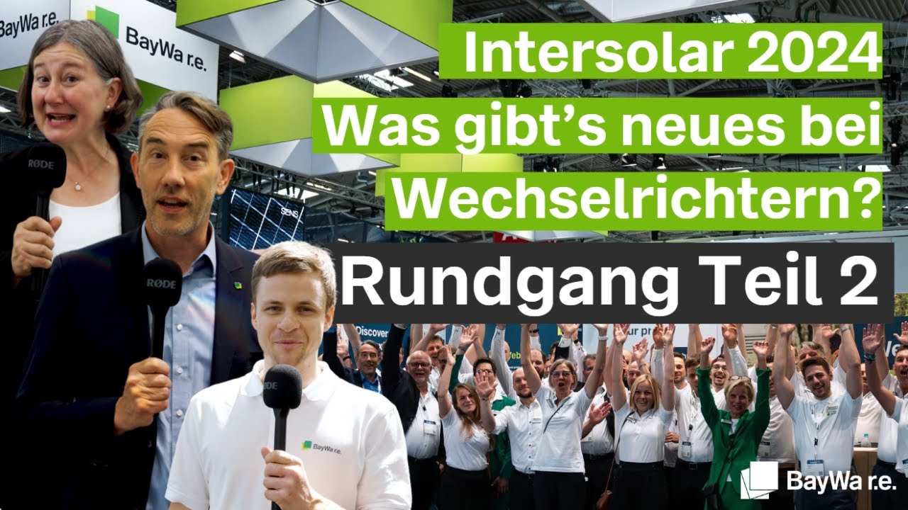 Intersolar 2024 - Wechselrichter wohin das Auge reicht! Rundgang Teil 2 - HUAWEI, SMA, Enphase uvm.