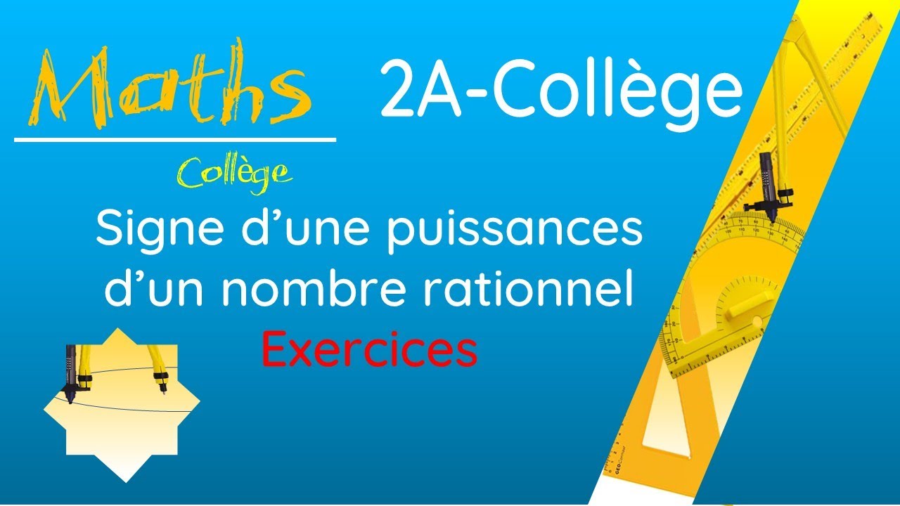 Comment déterminer le signe d'une puissance 2ASC