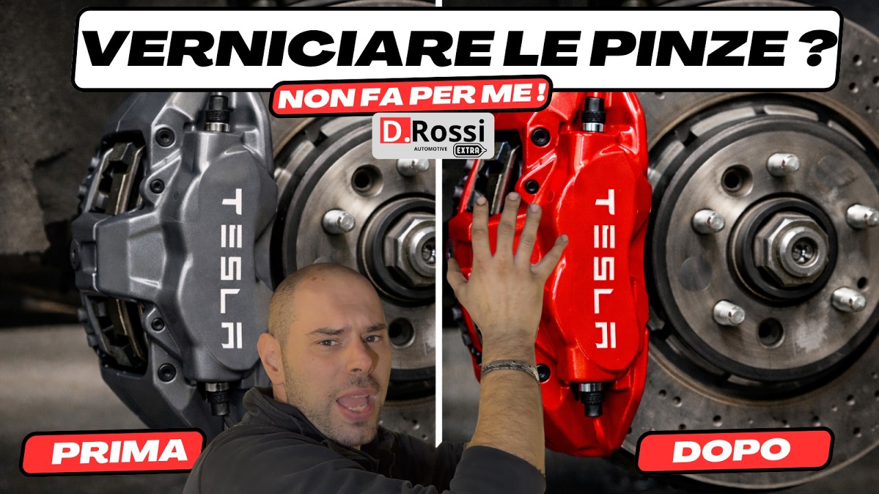 Verniciare le Pinze freno ? Attenzione Prima di Smontarle!  io ho fatto cosi !