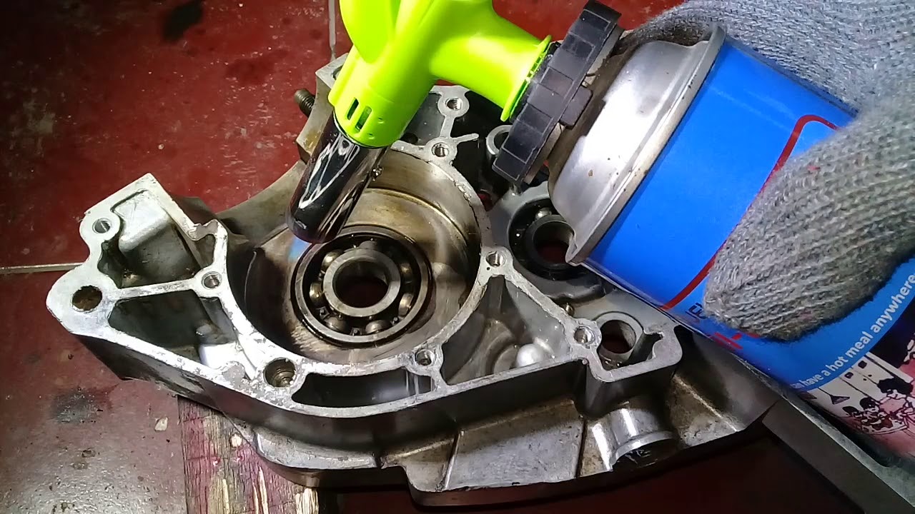 Cara melepas bearing, laher, klaher bagian crankcase Rx King