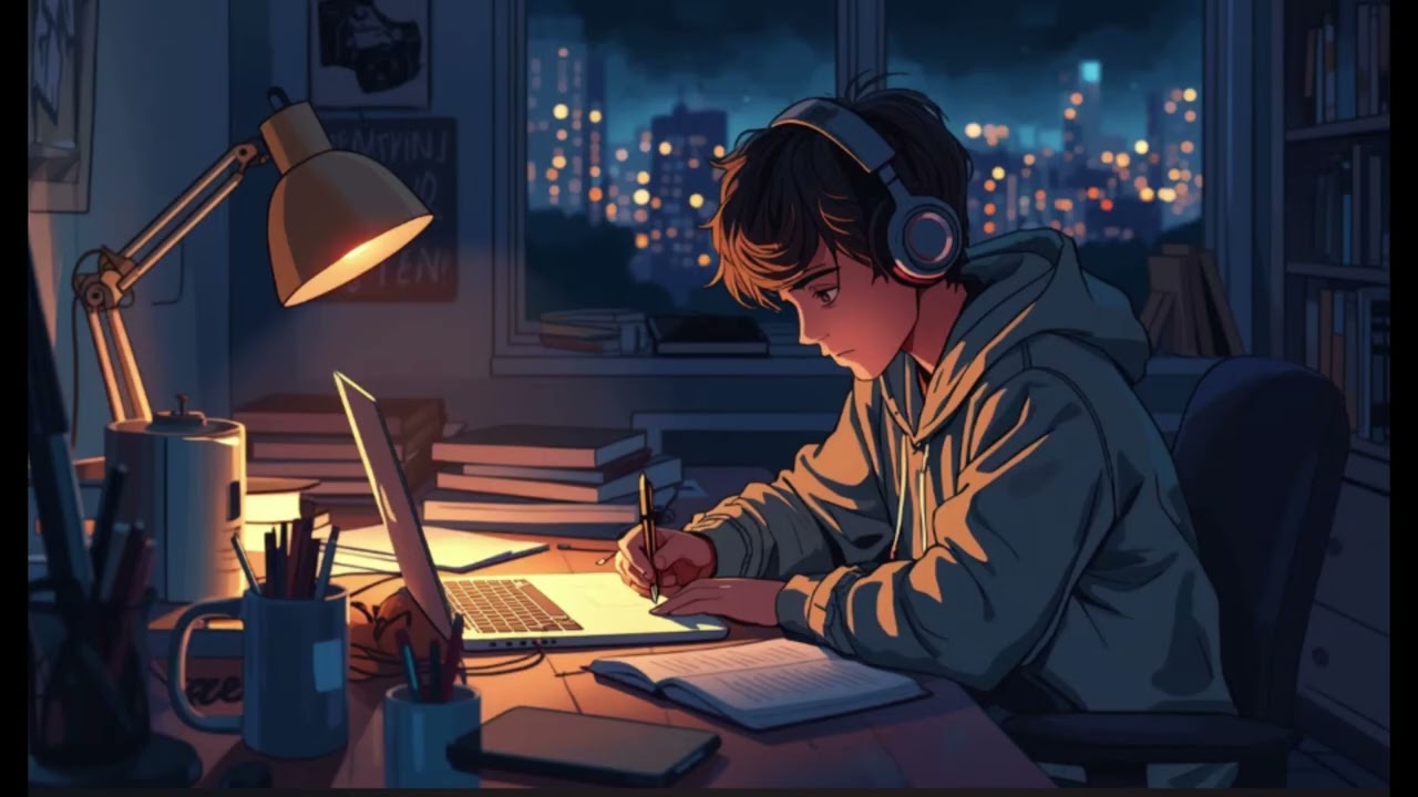 Late Night Study Music 🌙 Deep Focus & Calm Beats for Productivity