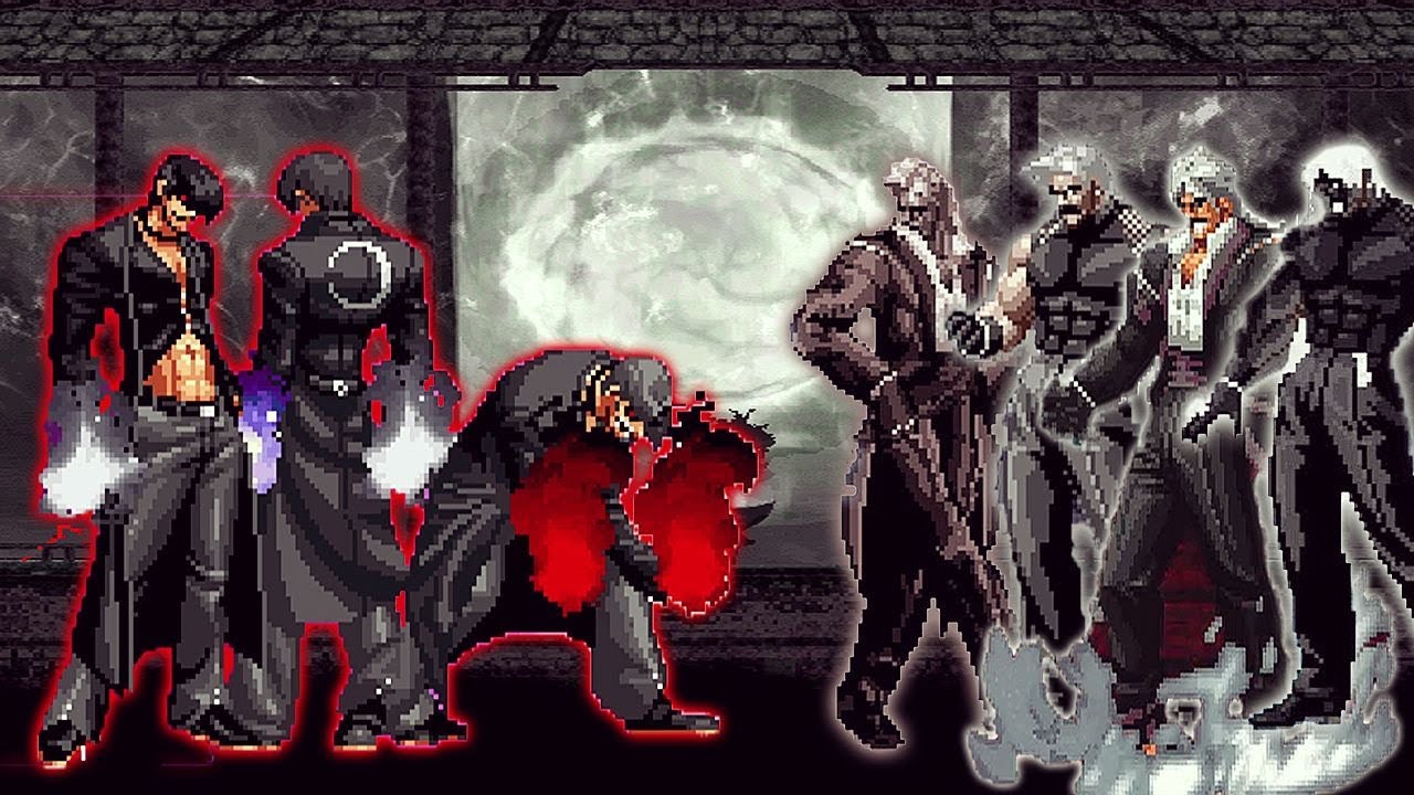[KOF Mugen] Iori Yagami Fen LV 3 Vs President Rugal Team