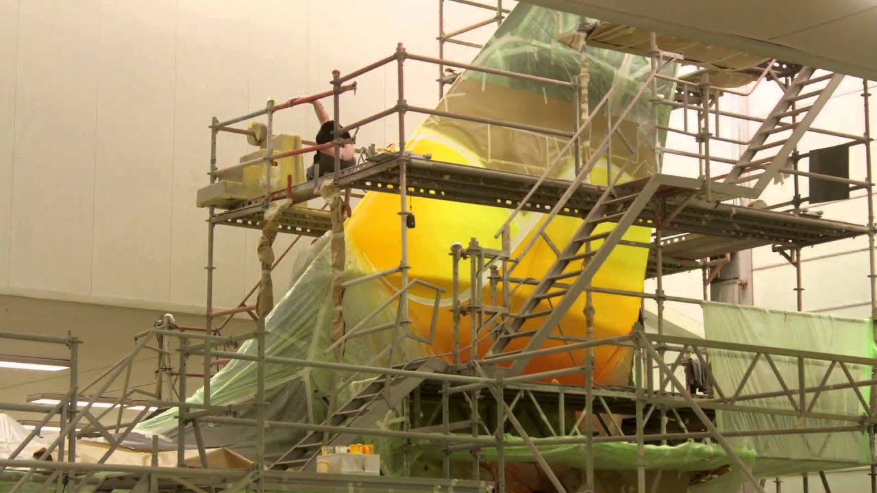 Time Lapse Video - A321 Aircraft Painting