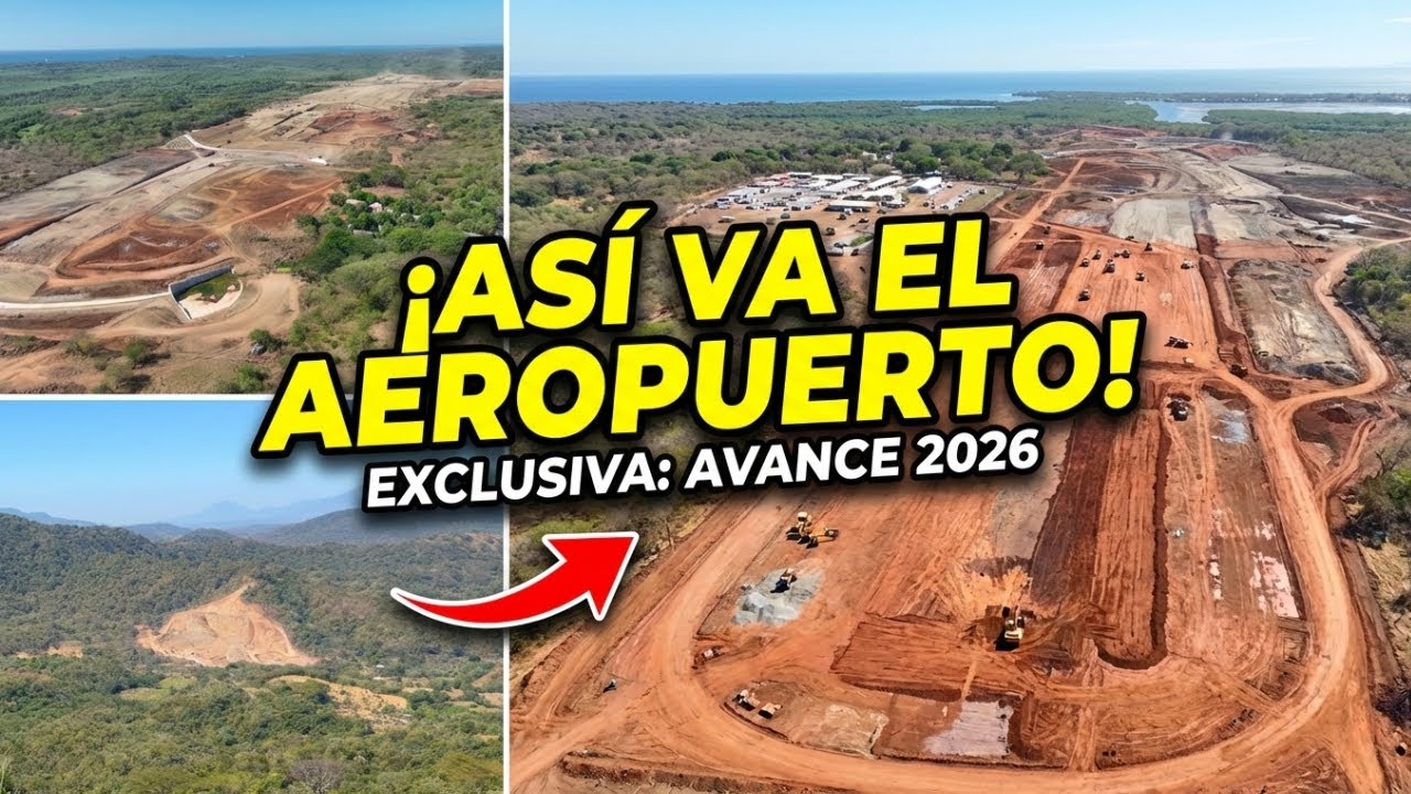 ¡EXCLUSIVA! Así va el AEROPUERTO DEL PACÍFICO ✈️ Avance Enero 2026  Drone 4K