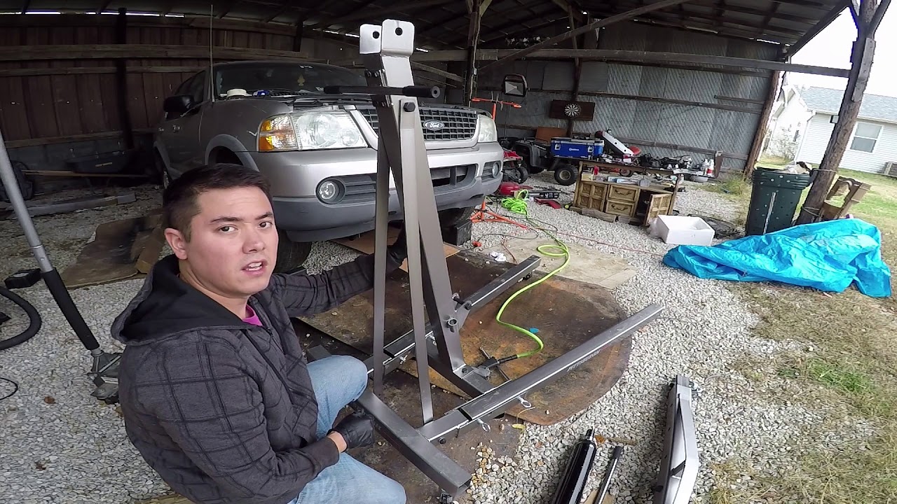 Harbor Freight 2 Ton Engine Hoist Support Arm Fix