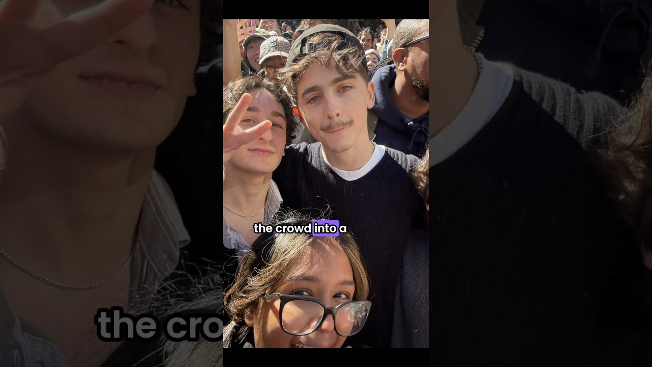 Timothée Chalamet Crashes His Own Lookalike Contest in NYC! 🤯 