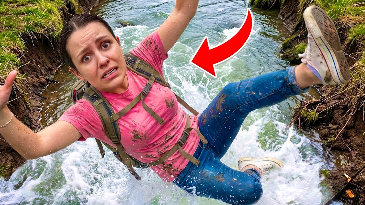 NINNA È CADUTA NEL FIUME! UN PERSONAGGIO MISTERIOSO HA SPINTO NINNA IN ACQUA!😰