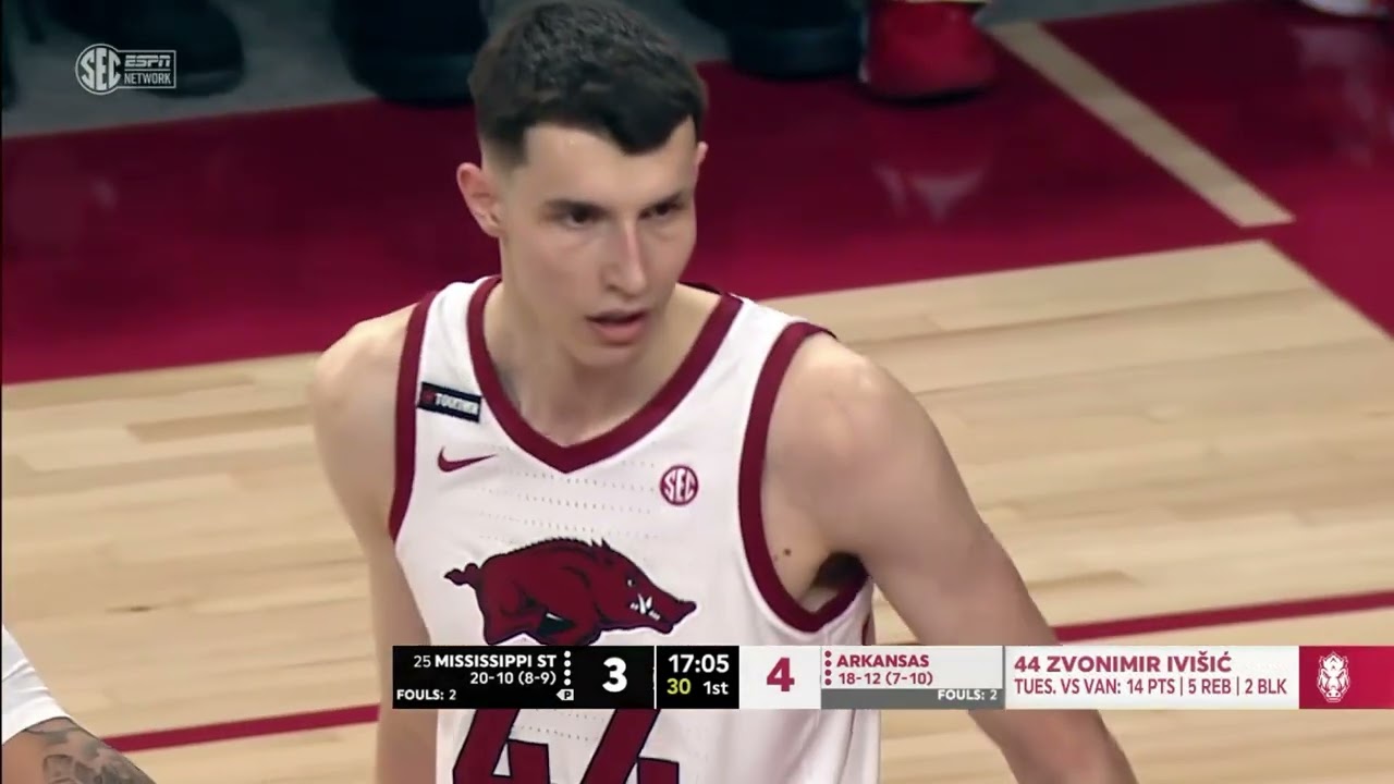 Arkansas VS Mississippi ST Full Game Basketball 3-8-2025