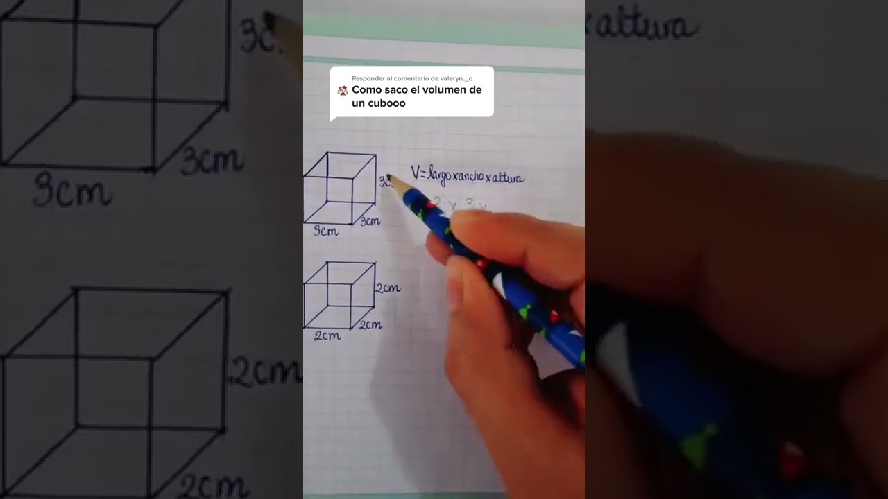 VOLUMEN DE UN CUBO