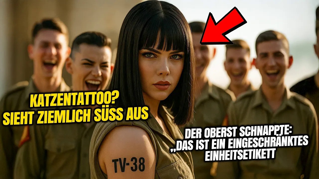 Süßes Tattoo, sagte ein Rekrut doch der Oberst fuhr ihn an „Das ist ein Einheitssiegel streng geh