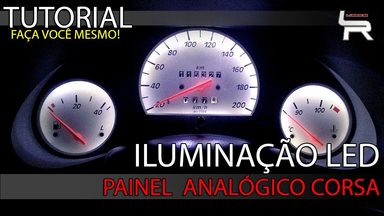 ILUMINAÇÃO LED PAINEL CORSA ANTIGO