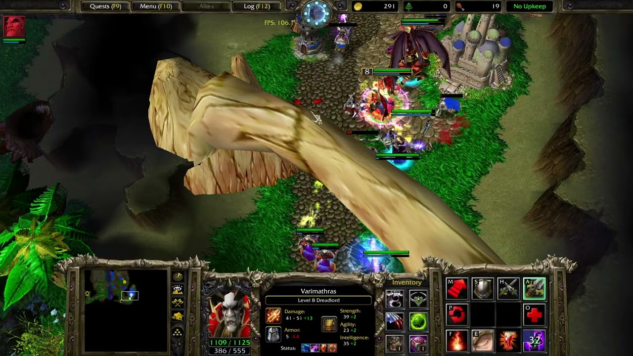 Warcraft 3 Custom Campaign - Rise of the lich king - The Dark Portals - Chapter 6