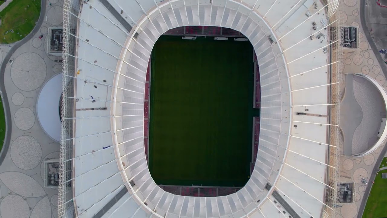 Inside the Ahmad bin Ali Stadium by BDP Pattern in Al Rayyan, Qatar