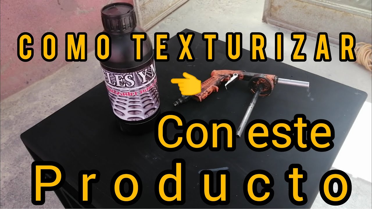 COMO TEXTURIZAR BAFLES CON NUESTRO PRODUCTO