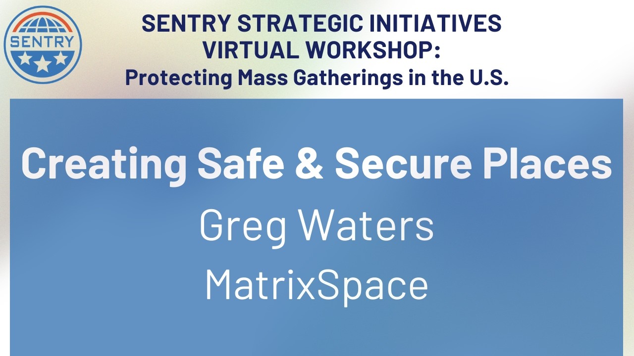 C-UAS: Greg Waters, MatrixSpace
