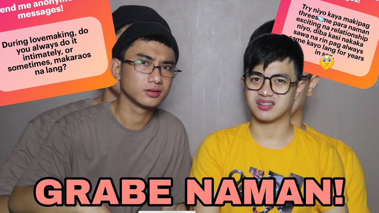 REACTING TO ANONYMOUS MESSAGES IN IG **INTENSE & SURPRISE QUESTION FROM UNKNOWN!** |  GAY COUPLE