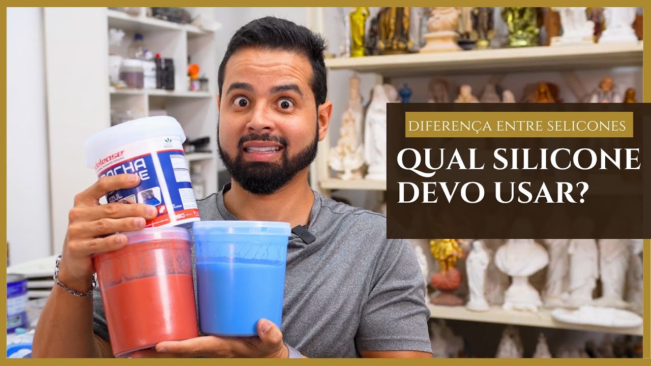 SILICONE PARA MOLDES - Diferenças das cores e Flexibilidades