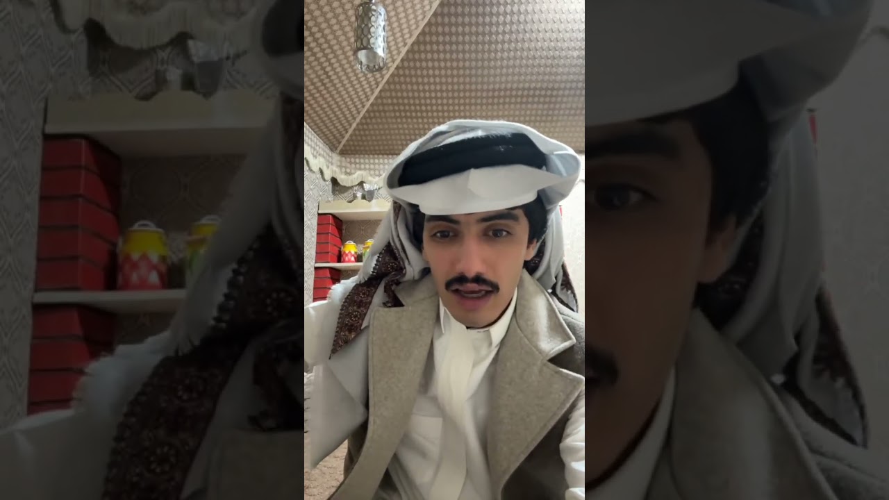 بث محمد مفرح 1 صدمته لما دخل بنت بنت ورحبت فيه 😂