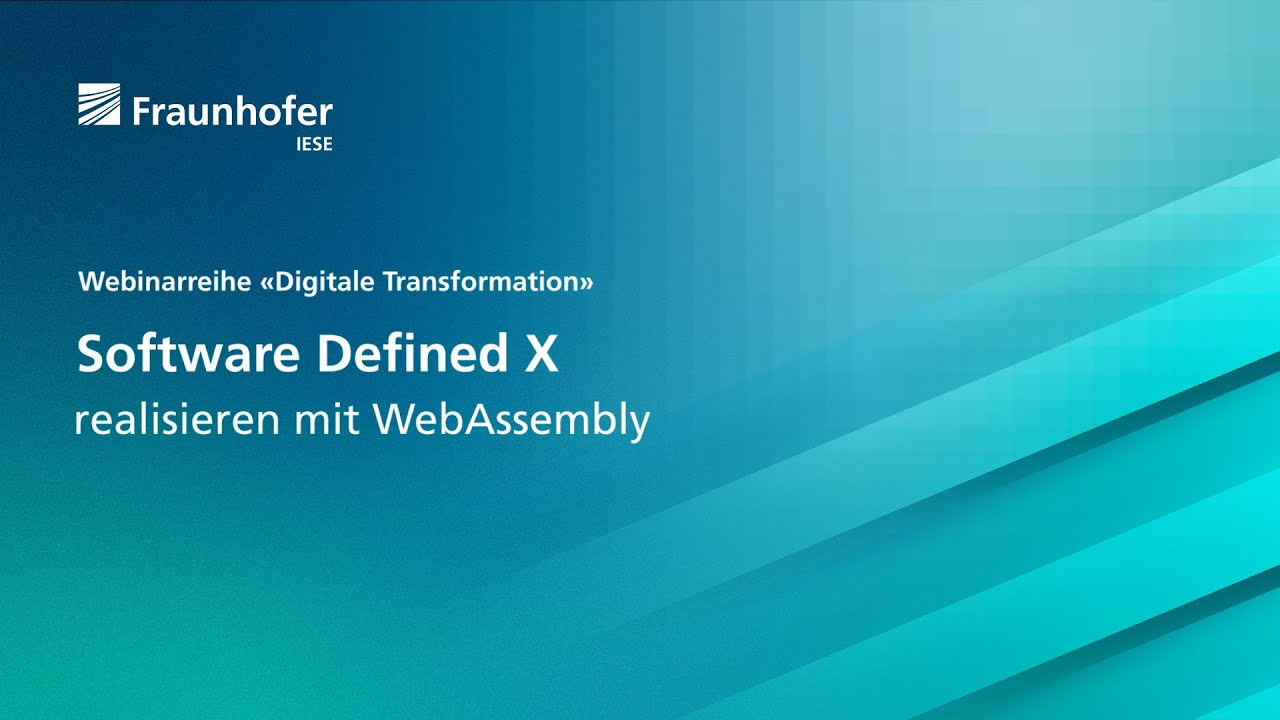 Webinar „Software Defined X realisieren mit WebAssembly“