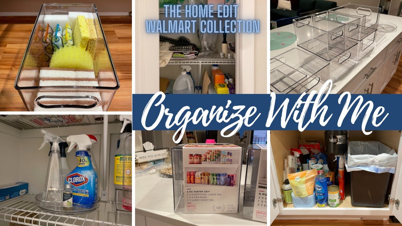 Organize With Me // The Home Edit's Walmart Collection // How to Organize an Apartment for Under $50