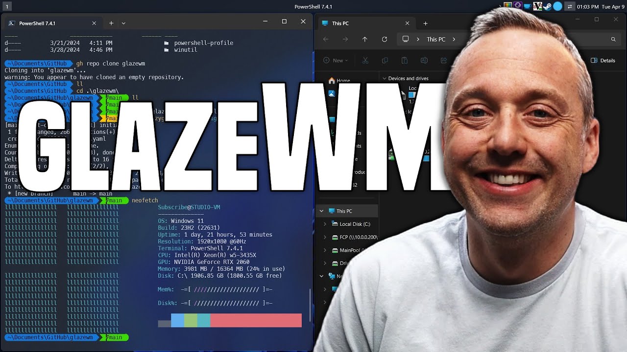 GlazeWM — управление тайлингом окон