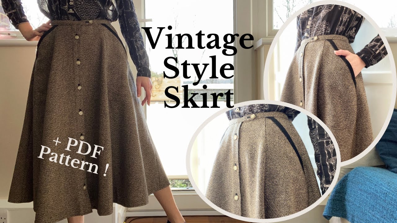 Vintage Inspired Skirt Tutorial - 
