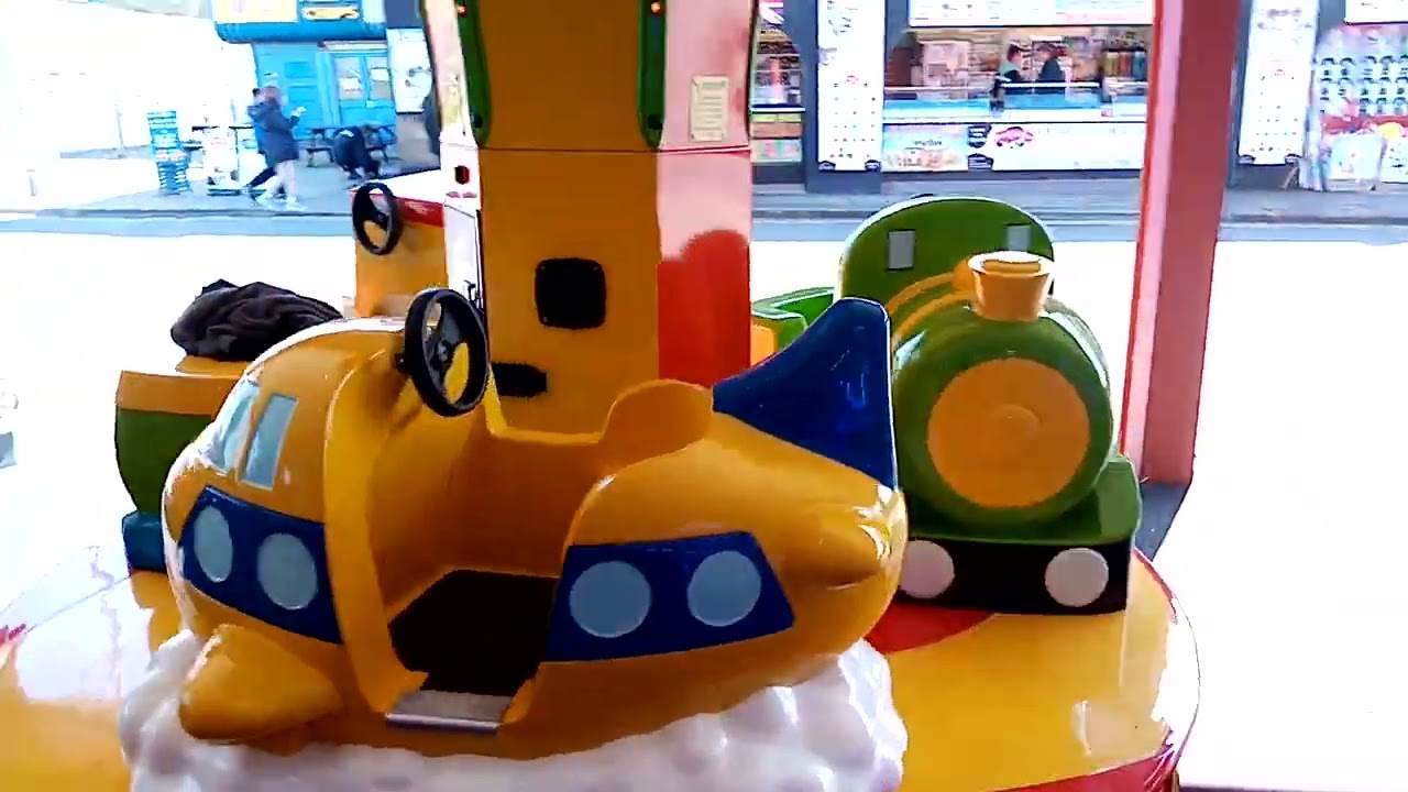 The Jolly Roger Fun Carousel Kiddie Ride Mega Rare