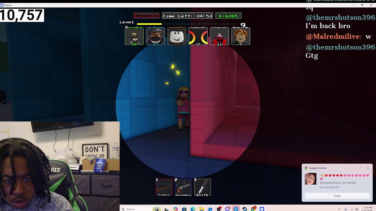 early stream no school