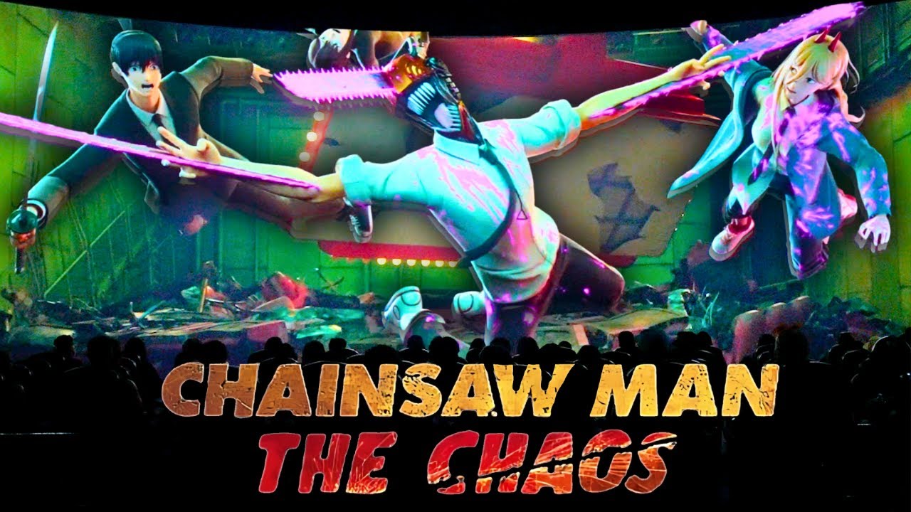 [4K] Chainsaw Man: The Chaos - Anime Show: Halloween Horror Nights | 4K 60FPS